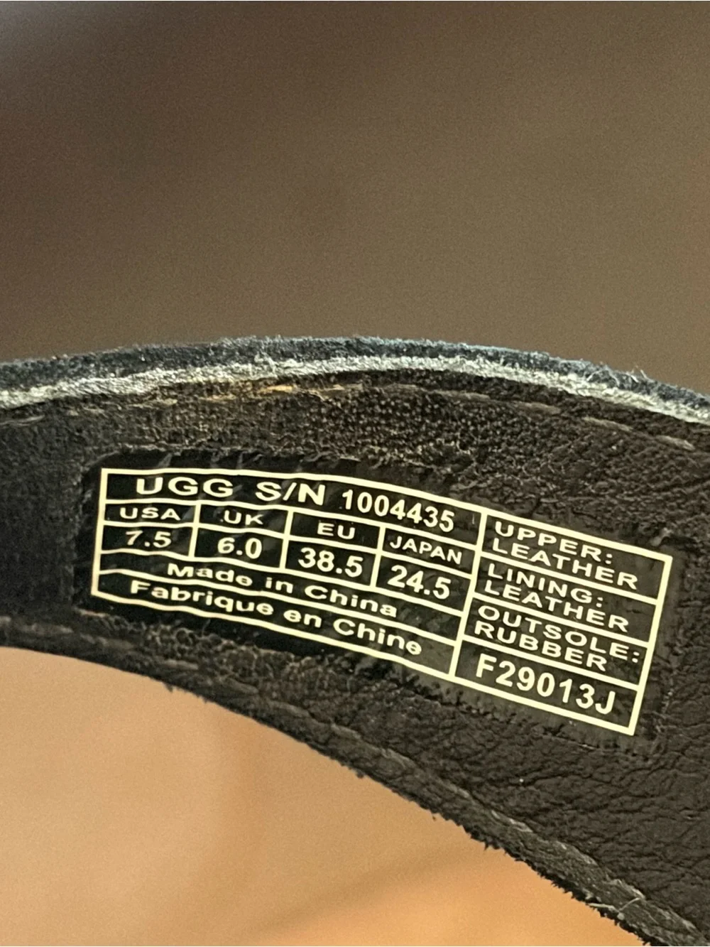 UGG Black Suede Cork Platform Thong Sandals